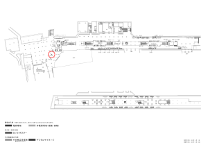 京阪　淀屋橋駅／№5-370№370駅看板・駅広告、位置図