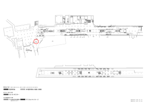 京阪　淀屋橋駅／№5-380№380駅看板・駅広告、位置図