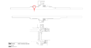 京阪　野江駅／№1-200№200駅看板・駅広告、位置図