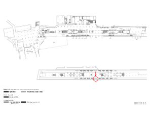 京阪　淀屋橋駅／№2-191№191駅看板・駅広告、位置図
