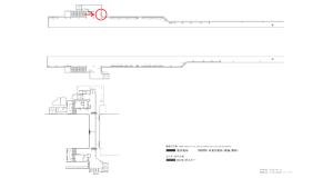 京阪　関目駅／№3-110№110駅看板・駅広告、位置図