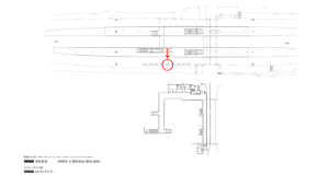 京阪　森小路駅／№4-250№250駅看板・駅広告、位置図