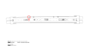 京阪　大江橋駅／№1-100№100駅看板・駅広告、位置図