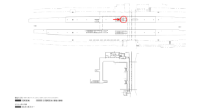 京阪 森小路駅/№1-150№150駅看板・駅広告、位置図