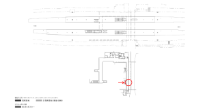 京阪　森小路駅／№5-130№130駅看板・駅広告、位置図