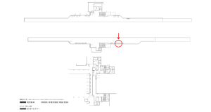 京阪 野江駅/№2-240№240駅看板・駅広告、位置図