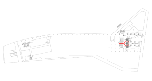 京阪　京橋駅／№9-003№003駅看板・駅広告、位置図