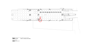 京阪　天満橋駅／№2-230№230駅看板・駅広告、位置図