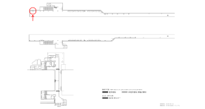 京阪　関目駅／№1-230№230駅看板・駅広告、位置図