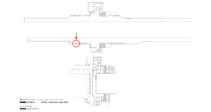 京阪 野江駅/№2-160№160駅看板・駅広告、位置図
