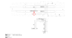 京阪　森小路駅／№4-230№230駅看板・駅広告、位置図