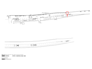 京阪 淀屋橋駅/№3-630№630駅看板・駅広告、位置図