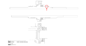 京阪 野江駅/№1-270№270駅看板・駅広告、位置図