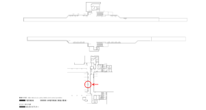 京阪 野江駅/№5-160№160駅看板・駅広告、位置図
