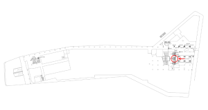 京阪　京橋駅／№9-004№004駅看板・駅広告、位置図