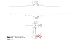 京阪 野江駅/№4-130№130駅看板・駅広告、位置図