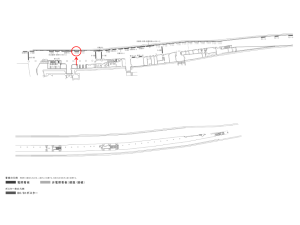 京阪 淀屋橋駅/№3-410№410駅看板・駅広告、位置図
