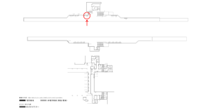 京阪 野江駅/№1-230№230駅看板・駅広告、位置図