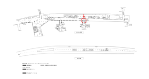 京阪 北浜駅/№3-271№271駅看板・駅広告、位置図
