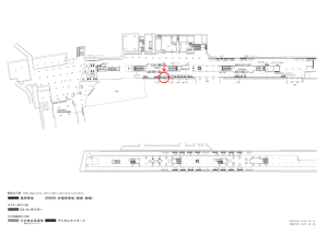 京阪　淀屋橋駅／№3-131№131駅看板・駅広告、位置図