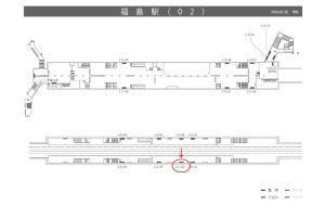 阪神　福島駅／№2-15-02№02、位置図