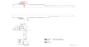 京阪　関目駅／№3-130№130駅看板・駅広告、位置図