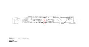 京阪　大江橋駅／№3-120№120駅看板・駅広告、位置図