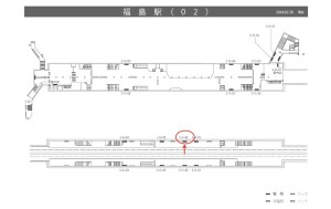阪神　福島駅／№1-15-02№02、位置図