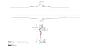 京阪 野江駅/№5-210№210駅看板・駅広告、位置図