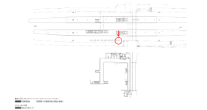 京阪 森小路駅/№4-290№290駅看板・駅広告、位置図