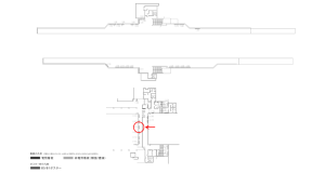 京阪 野江駅/№5-150№150駅看板・駅広告、位置図
