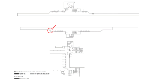 京阪 野江駅/№2-150№150駅看板・駅広告、位置図