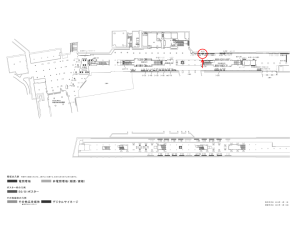 京阪　淀屋橋駅／№4-211№211駅看板・駅広告、位置図