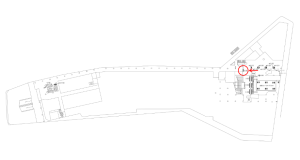 京阪　京橋駅／№8-100№100駅看板・駅広告、位置図