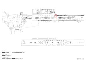 京阪　淀屋橋駅／№4-203№203駅看板・駅広告、位置図