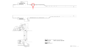 京阪　関目駅／№1-110№110駅看板・駅広告、位置図