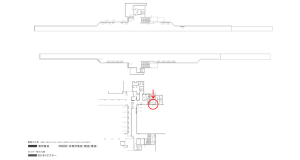 京阪 野江駅/№3-120№120駅看板・駅広告、位置図
