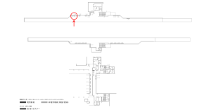 京阪 野江駅/№1-180№180駅看板・駅広告、位置図