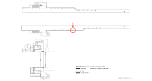 京阪　関目駅／№2-200№200駅看板・駅広告、位置図