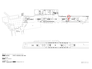 京阪　淀屋橋駅／№4-232№232駅看板・駅広告、位置図