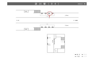 阪神　淀川駅／№1-08-02№02、位置図