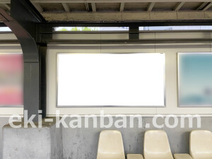 京阪　関目駅／№2-240№240駅看板・駅広告、写真2