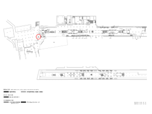 京阪　淀屋橋駅／№5-360№360駅看板・駅広告、位置図