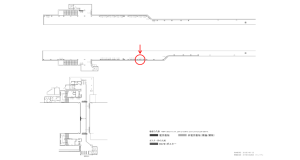 京阪　関目駅／№2-190№190駅看板・駅広告、位置図