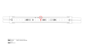 京阪　渡辺橋駅／№1-120№120駅看板・駅広告、位置図