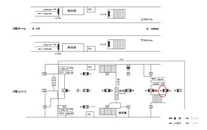 阪神　出屋敷駅／№3-13-05№05、位置図
