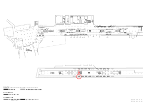 京阪　淀屋橋駅／№2-160№160駅看板・駅広告、位置図