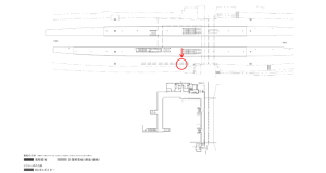 京阪 森小路駅/№4-280№280駅看板・駅広告、位置図