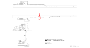 京阪　関目駅／№2-170№170駅看板・駅広告、位置図