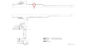 京阪　関目駅／№1-150№150駅看板・駅広告、位置図